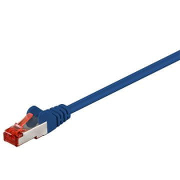 Goobay S/FTP (PiMF) CAT 6 patch 3m plavi mrežni kabel