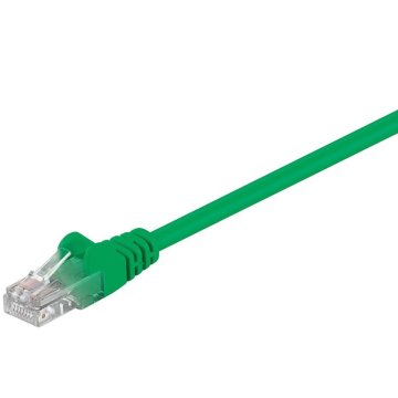Goobay U/UTP CAT 5e patch 1 m zeleni mrežni kabel