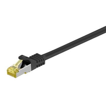Goobay S/FTP CAT 6A / S/FTP CAT 7 patch 2m (91608) crni mrežni kabel