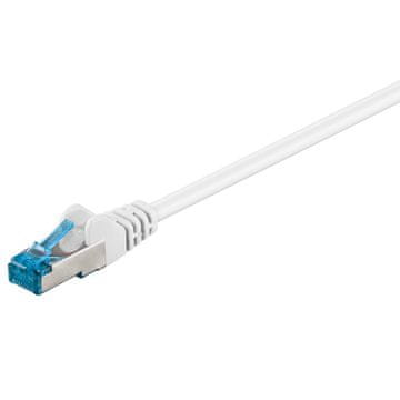 Goobay S/FTP CAT 6A patch 0,5m bijeli mrežni povezni kabel