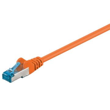 Goobay S/FTP CAT 6A patch 0,5m narančasti mrežni kabel