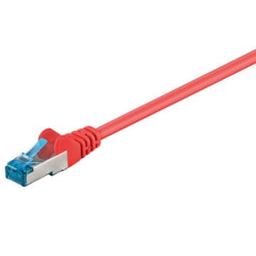 Goobay S/FTP CAT 6A patch 0,5m crveni mrežni kabel