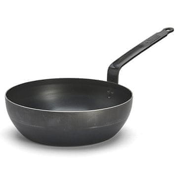 de Buyer Tava s neprianjajućim dnom 5214.24, BLUE CARBON, deep, blue steel, diameter 24 cm, height 7.7 cm