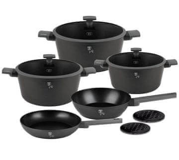 Berlingerhaus Set posuđa od 10 komada s titanijskim premazom Anthracite Collection