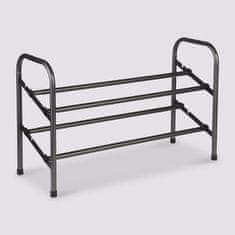5Five® Crni metalni stalak za cipele ZA 10 PAROVA CIPELA