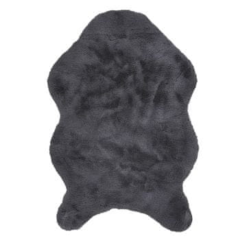 Intesi Cuso tepih od umjetnog krzna 90x60 cm sivi