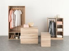 5Five® Dolo noćni ormarić, Sonoma hrast, moderni, 2 ladice