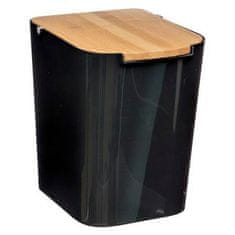 5Five® Natureo kanta za otpad 5L crna bambusova boho boja