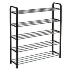 5Five® Plasmi stalak za cipele s 5 polica, sivi