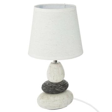Atmosphera Clary lampa 33 cm bijela noćna lampa