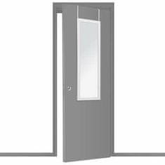 5Five® Ogledalo za vrata 35x109cm bijelo viseće metalno