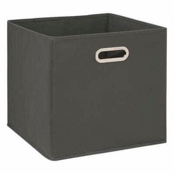 5Five® Kutija za police 31x31cm glatka tamno siva