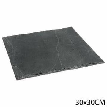5Five® Tanjur za posluživanje od škriljevca 20 x 20 cm crni
