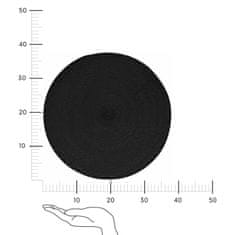 5Five® Pleteni podmetač 38 cm CRNA