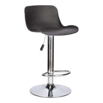 Intesi Inge barska stolica crna/krom podesiva 60-81 cm