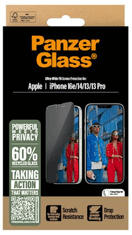 PanzerGlass Privacy zaštitno staklo za iPhone 16e/14/13/13Pro, UWF
