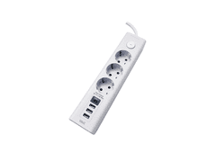 Well Razdjelnik 220V 1/3 3m + prekidač; 3xUSB-A + 1xUSB-C, bijela boja, IP20, 16A