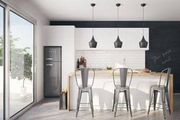 DE Barska stolica Paris Back 75 cm, metalna inspirirana Tolixom