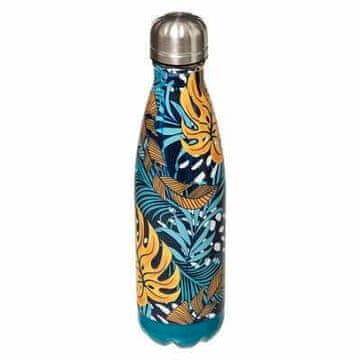 5Five® Iso Tropic tirkizna termos boca od 500 ml s listovima