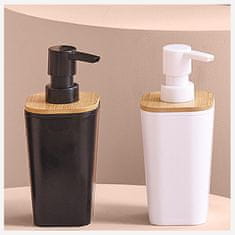 5Five® Natureo dozator sapuna 200 ml s crnim bambusovim poklopcem