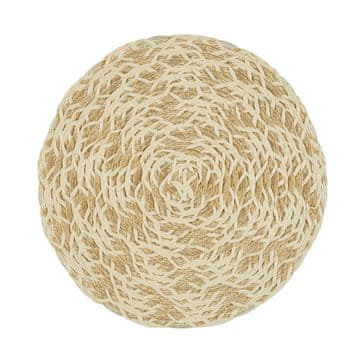 Intesi Podloga za tanjure od jute, bež, 38 cm, okrugla