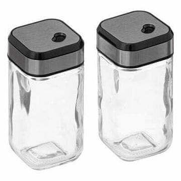 5Five® Set od 2 staklenke za začine, svaka 100 ml, s dozatorom
