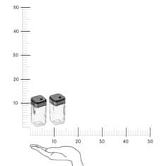5Five® Set od 2 staklenke za začine, svaka 100 ml, s dozatorom