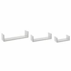 5Five® Set od 3 rubne police BIJELE