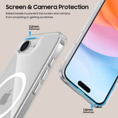 Tech-protect FlexAir Hybrid MagSafe maska za iPhone 16e, proziran