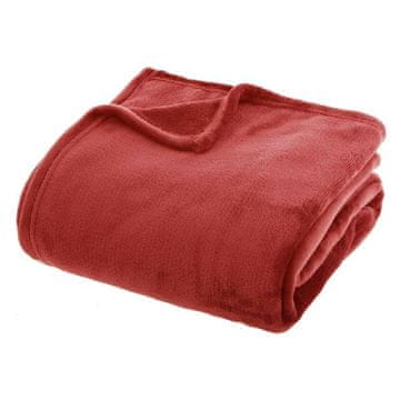 Atmosphera Bordo flanelska deka 180x230 cm