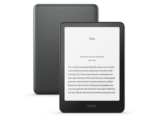 Amazon Kindle Paperwhite (2024) e-čitač, 12. gen., 16 GB, WiFi, 300 DPI, crni (B0CFPWLGF2)