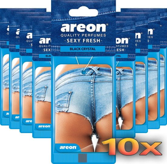 Areon SEXY FRESH Black Crystal osvježivač zraka za auto, 10 komada (759261)