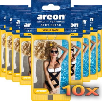 Areon SEXY FRESH Vanilla Black osvježivač zraka za auto, 10 komada (759262)