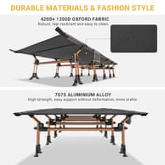 KingCamp Ultralagani sklopivi kamp krevet Munster