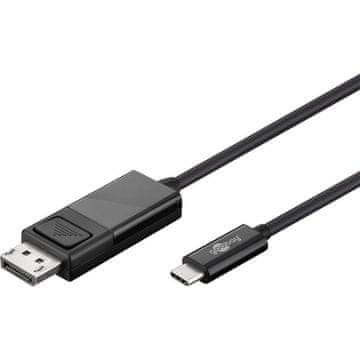 Goobay USB-C (M) na DisplayPort (M) 4k 60 Hz 1,2 m crni kabel