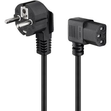 Goobay 250V(AC) 1,5m crni kabel za napajanje