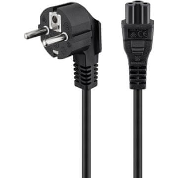 Goobay 230V/250V (AC) 1,8 m crni napojni kabel