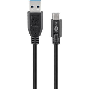 Goobay USB-C na USB-A 3.0 kabel za sinkronizaciju i punjenje SuperSpeed 3 m za brzo punjenje