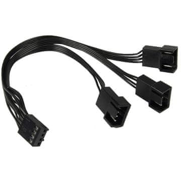 Inter-tech 4-pin PWM na 3x 4-pin PWM spliter kabel za ventilatore, 15 cm