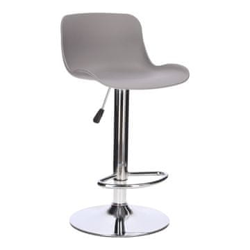 Intesi Inge podesiva barska stolica 60-81 cm siva/krom