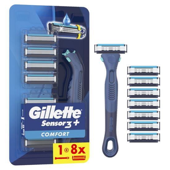 Gillette Sensor3+ Plus Comfort brijač za muškarce