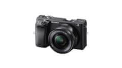 Sony ILCE6400 Digitalni fotoaparat bez ogledala + leća SELP1650II, crna