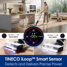 Tineco FLOOR ONE S7 Steam bežični usisavač i parni čistač, iLoop senzor, HyperSteam 140°C, bijeli
