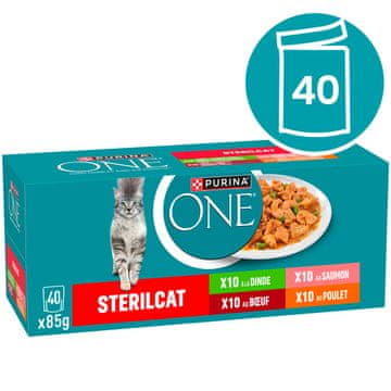 Purina ONE STERILCAT ukusna selekcija u soku, 40x85 g