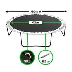 Aga Odbojna površina za trampolin 460 cm (90 oka)