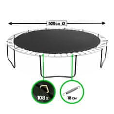 Chiemsee Odbojna površina za trampolin 500 cm (108 oka)