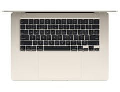 Apple Prijenosno računalo MacBook Air 15, Starlight, 38,9 cm (15,3), M4 10C CPU/10C GPU, 16 GB, 256 GB, macOS (mw1j3cr/a)