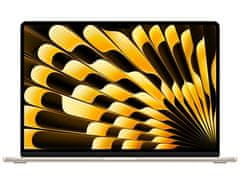Apple Prijenosno računalo MacBook Air 15, Starlight, 38,9 cm (15,3), M4 10C CPU/10C GPU, 16 GB, 256 GB, macOS (mw1j3cr/a)
