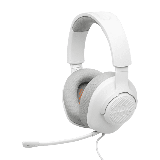 JBL Quantum 100M2 slušalice, žičane, bijele (JBLQTUM100M2WHT)