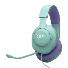 JBL Quantum 100M2 slušalice, žičane, plavo/zelene (JBLQTUM100M2CYN)